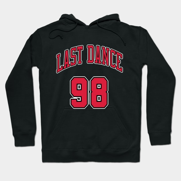 Last Dance 98 Bulls Hoodie by lockdownmnl09